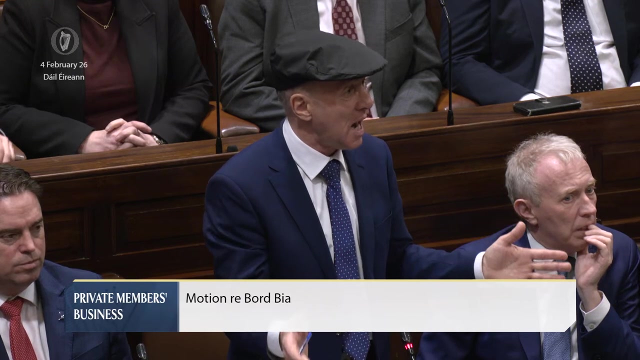 Minister Michael Healy-Rae- speech from 4 Feb 2026 Motion re Bord Bia ...