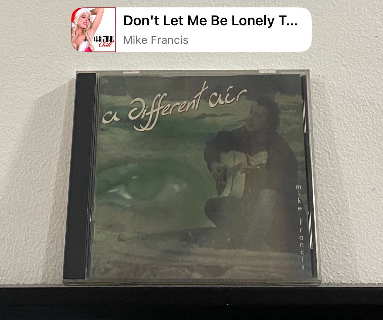 January 17, 2026 “A Different Air” - Mike Francis I bought this