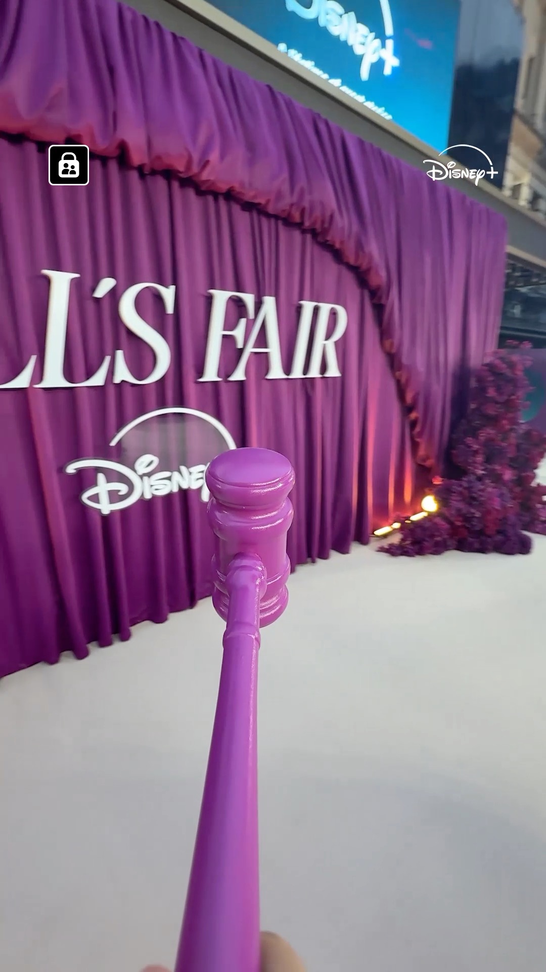 Gavel cam in session. 💜 All's Fair is now streaming on Disney+ ...