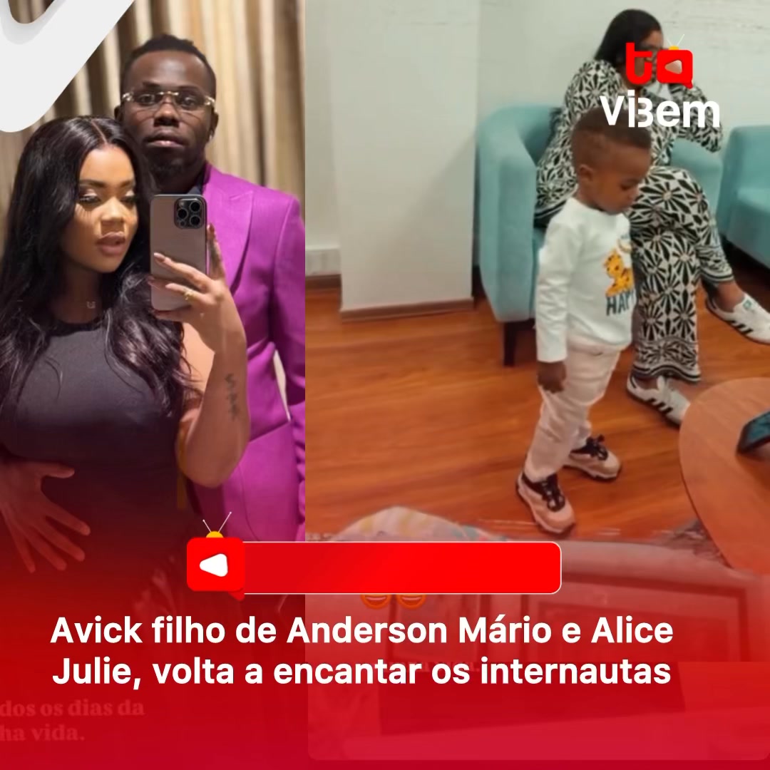Avick, filho do cantor Anderson Mário e da influenciadora Alice Julie ...