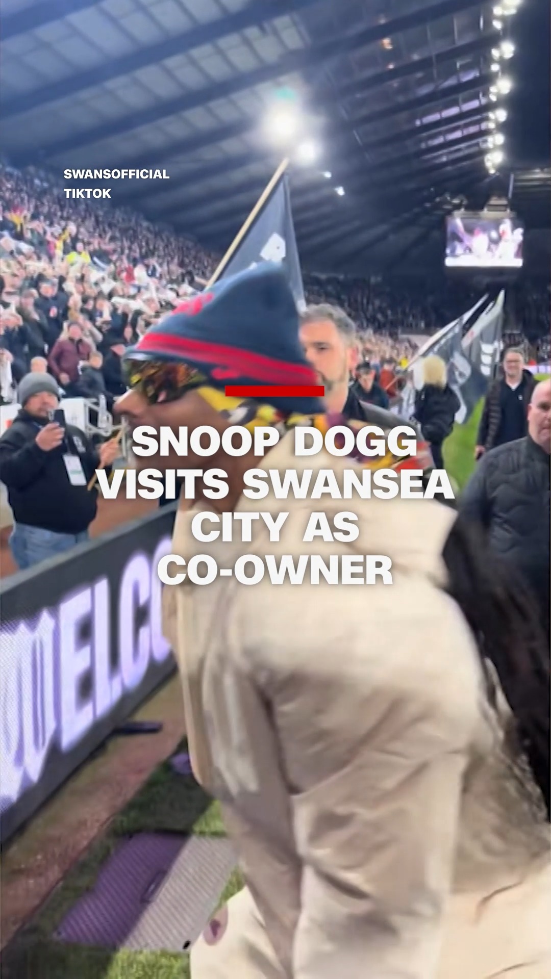 Snoop Dogg made his first visit to Swansea City since becoming a co ...