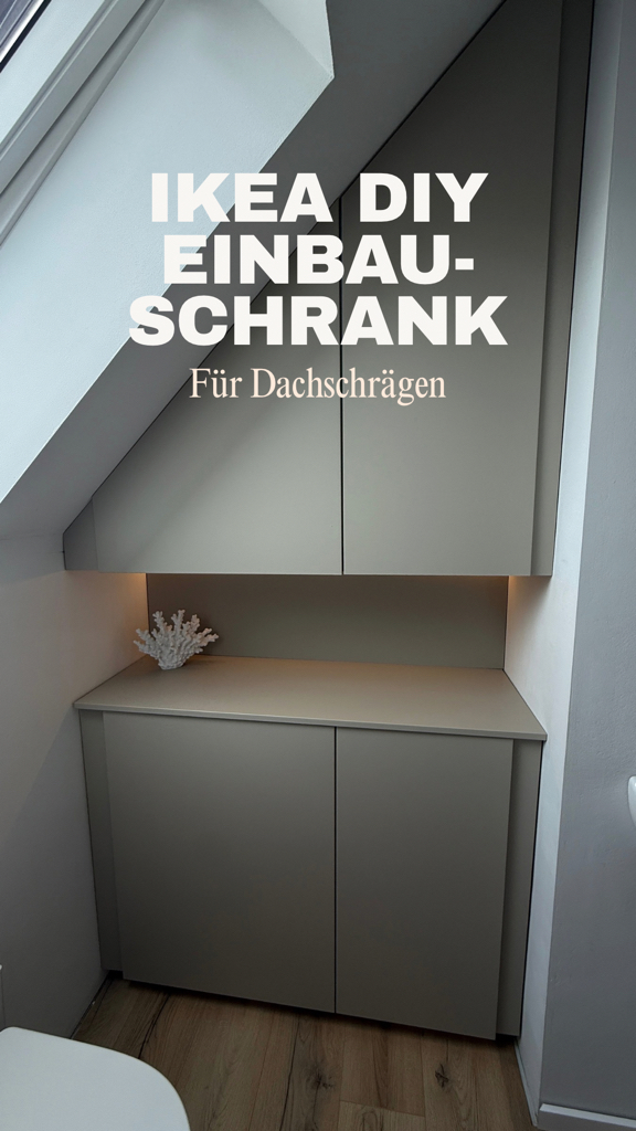 Diese Nische hatte definitiv ein Upgrade verdient. ✨, Das alte Kallax Regal durfte weichen und meine Vision von einem Einbauschrank einziehen 🤩 es sollte nicht die Welt kosten, aber dennoch schick
