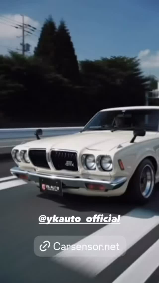 時代を超えAI動画で今走り出す昭和の名車達..▶️ ykオートの在庫車