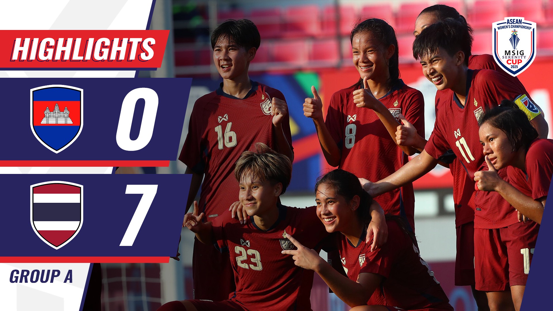 Janista Jinantuya’s hat-trick leads Thailand to a big victory 🥳 # ...