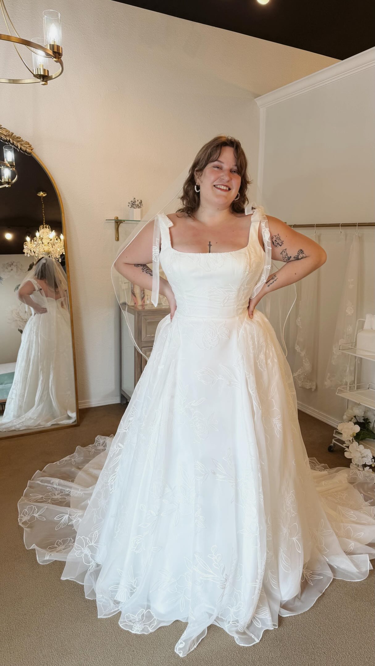 POV: You just discovered the perfect vintage-inspired princess bride ballgown 👰‍♀️👑 Are you trying on this gorgeous new wedding gown? 💍✨, Follow: Believe Bride