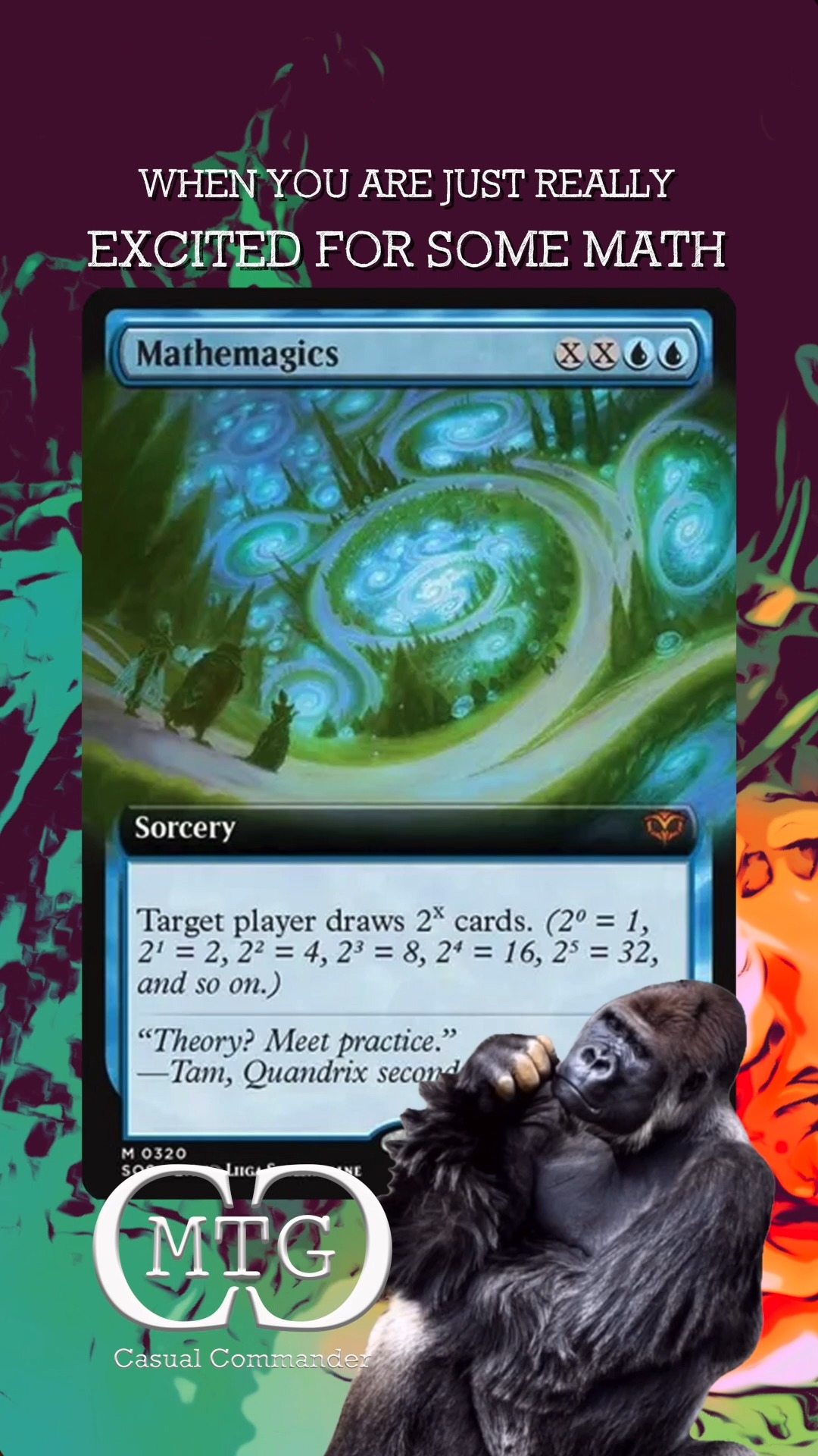 mtg math cards Magic The Gathering, Secret Lair: Is For Blockers  Card Monster Games Math is for Blockers 