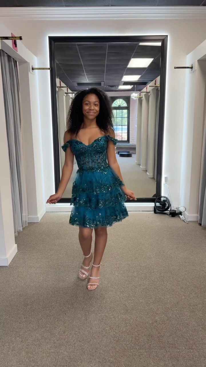 So many sparkles ✨ Which color are you choosing?, •, Appointment link in bio! 🔗, •, #glitterandlace #formalstore #richmondva #homecomimg #hoco2026 | Glitter and Lace Formal Dress Boutique