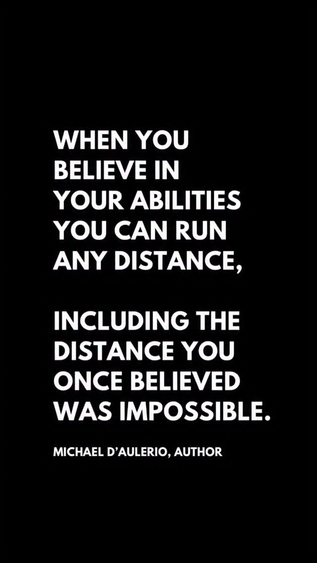 I think back to when I first started running years ago. I was younger ...
