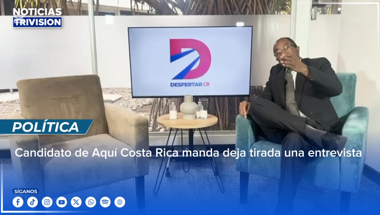 🔴 #NoticiasTrivisión |Candidato de Aquí Costa Rica Manda Ronny Castillo ...