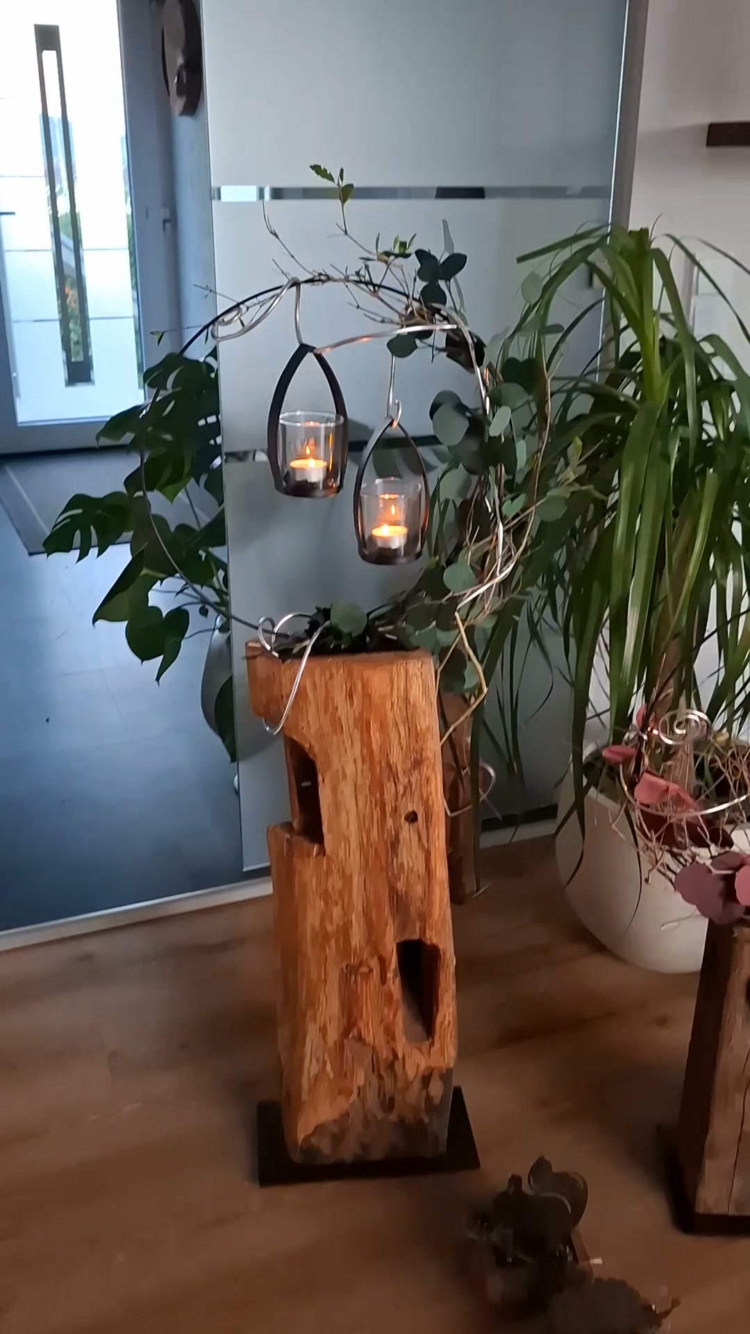 Baumscheiben Deko 🌳 🌳Baumscheibe: @action.deutschland 🌳Moos: @action.deutschland 🌳Haus: @action.deutschland 🌳kleine Baumscheiben: @action.deutschland 🌳kleine Häuschen: @idee_creat