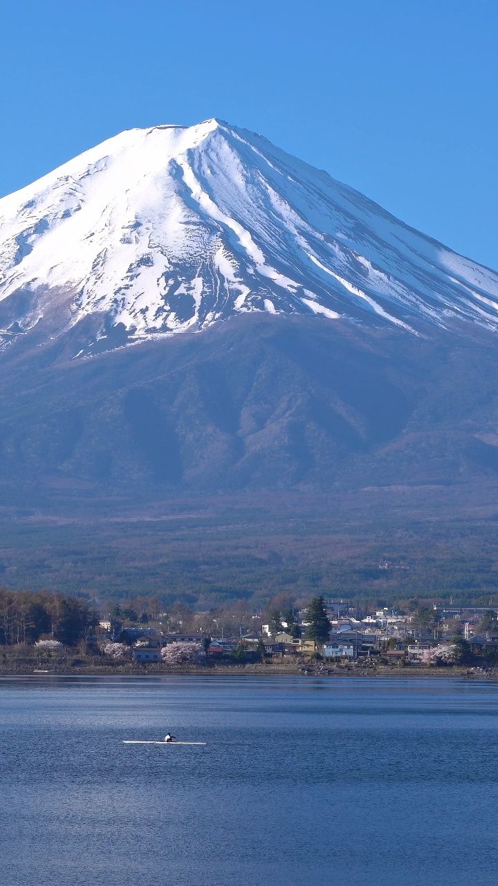 朝の富士山と河口湖 Mt.Fuji in Kawaguchiko #fuji #japan | Japan 4K Fuji