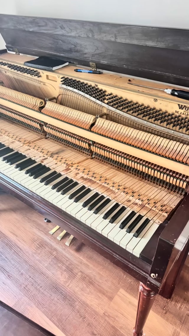 Customer states the piano was just tuned two weeks ago and they’re fine ...