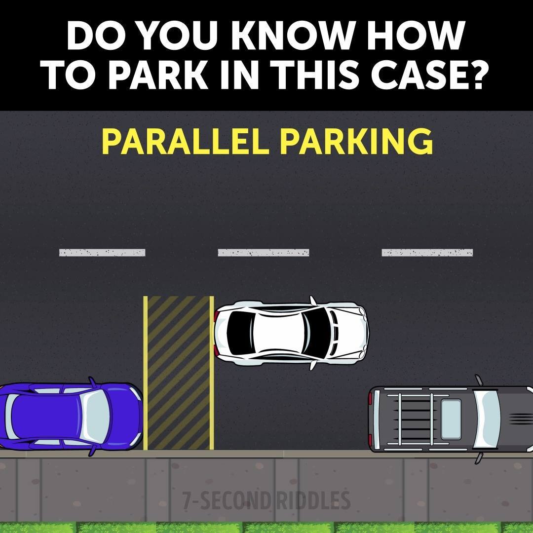 Do You Know How To Park In This Case? | 7-Second Riddles | Facebook