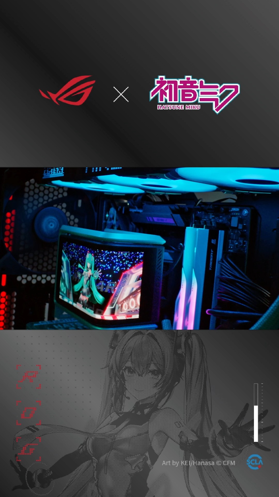 POV: You just opened the ROG Thor 1200W Platinum III Hatsune Miku