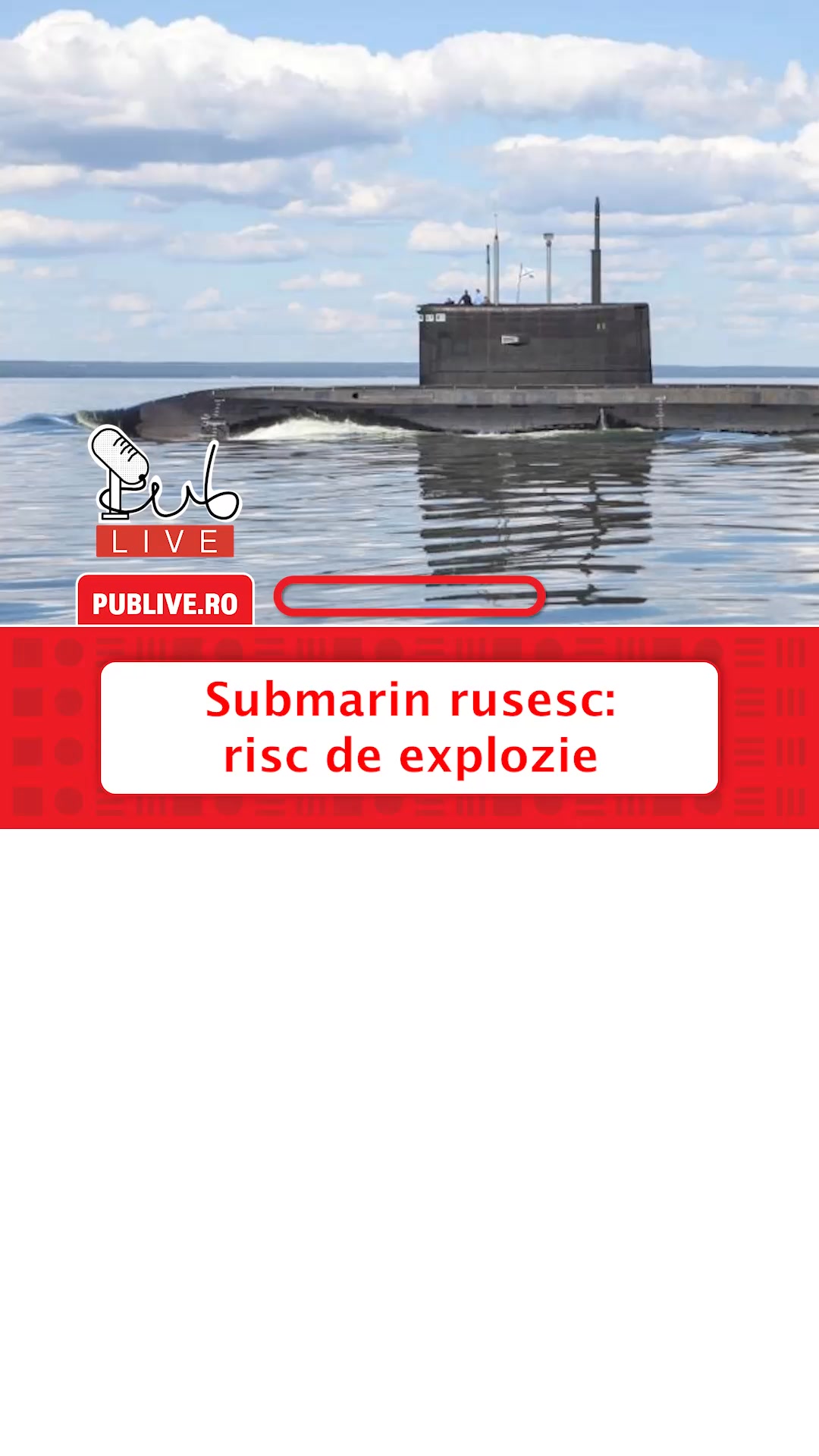 Risc de explozie din cauza unui submarin rusesc!#news #septembrie # ...