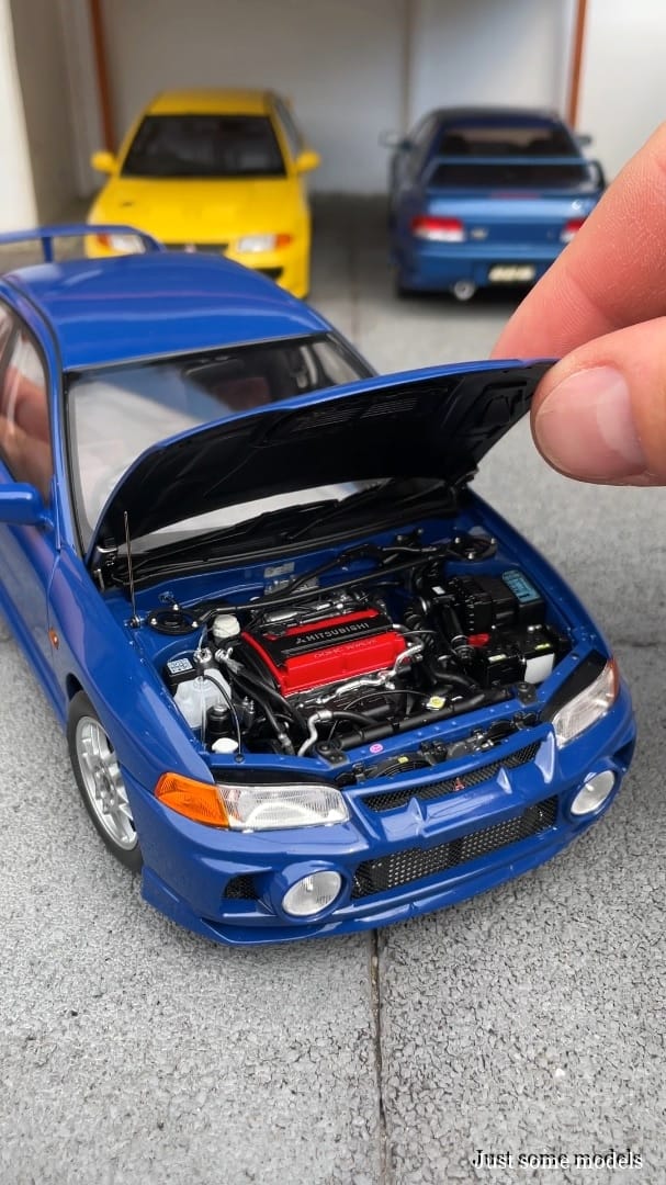 WHELART 1/64 Mitsubishi Lancer Evolution III Yellow / Light Up