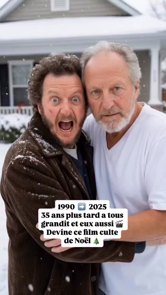 Qui reconnaît ce film culte de Noël 🎬🎄🎅🏻 1990 ️ 2025 : 35 ans ont passé ...