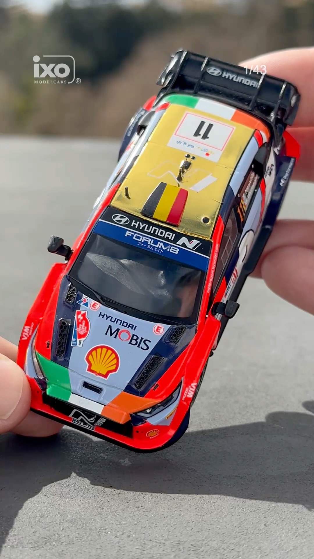❗UNBOXING 1/43❗ Here's the first deco sample of our 1/43 Hyundai
