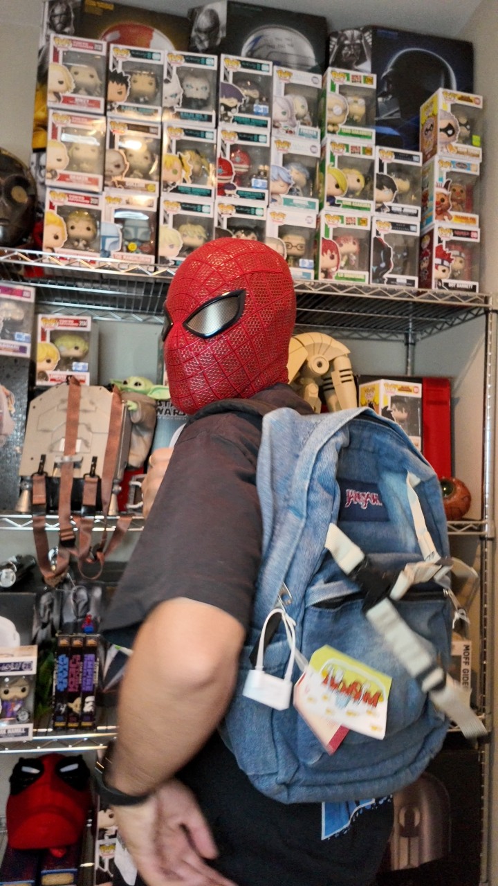 amazing spider man jansport backpack Andrew Garfield School Bag The Spider-Man – StarCine Collectible The Amazing Spider Man Jansport