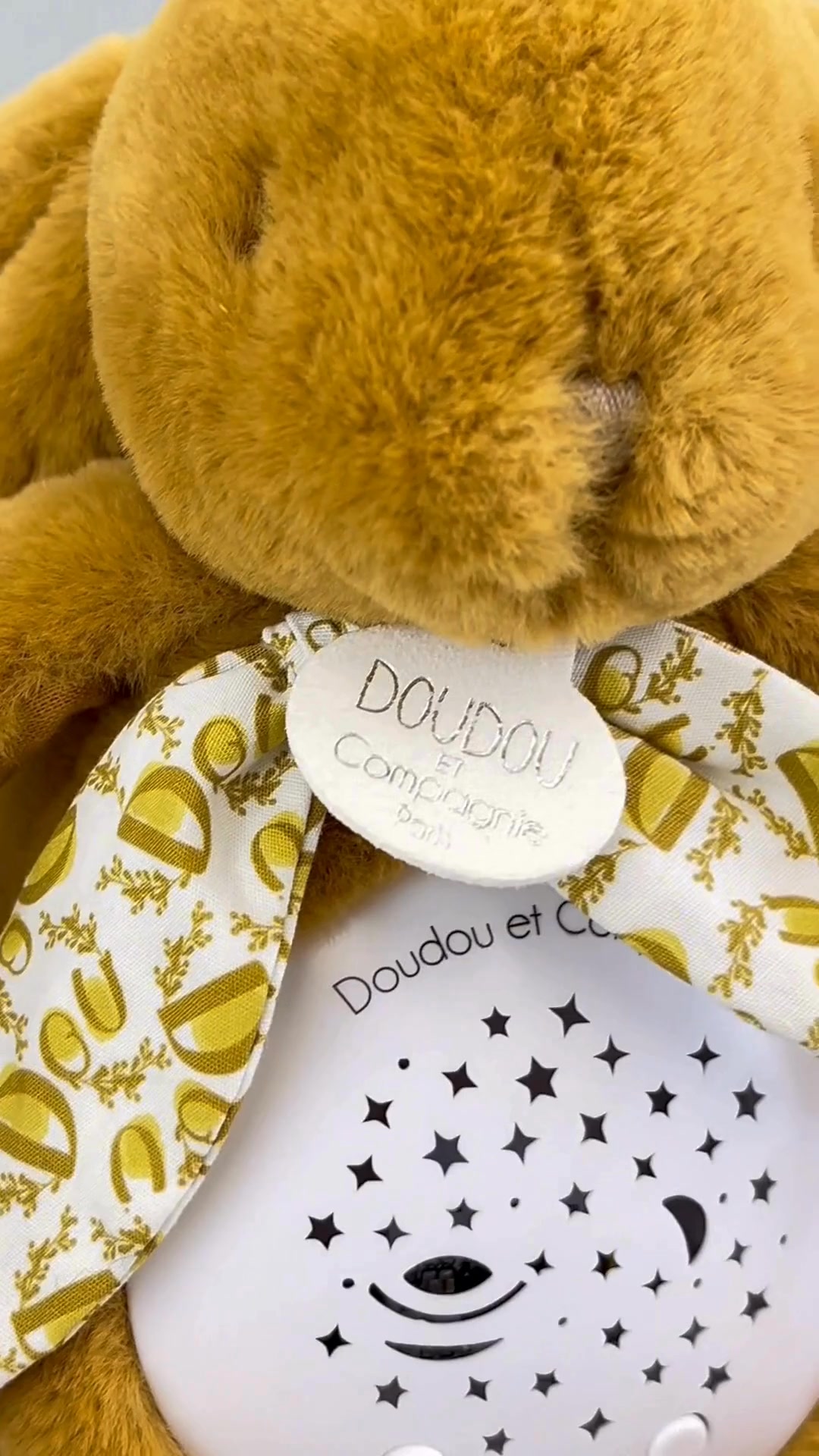 Doudou Musical Respirant Câlins Bonne Nuit – Veilleuse Bébé Qui Respire – Nounours Lumineux Doudou Veilleuse Bébé
