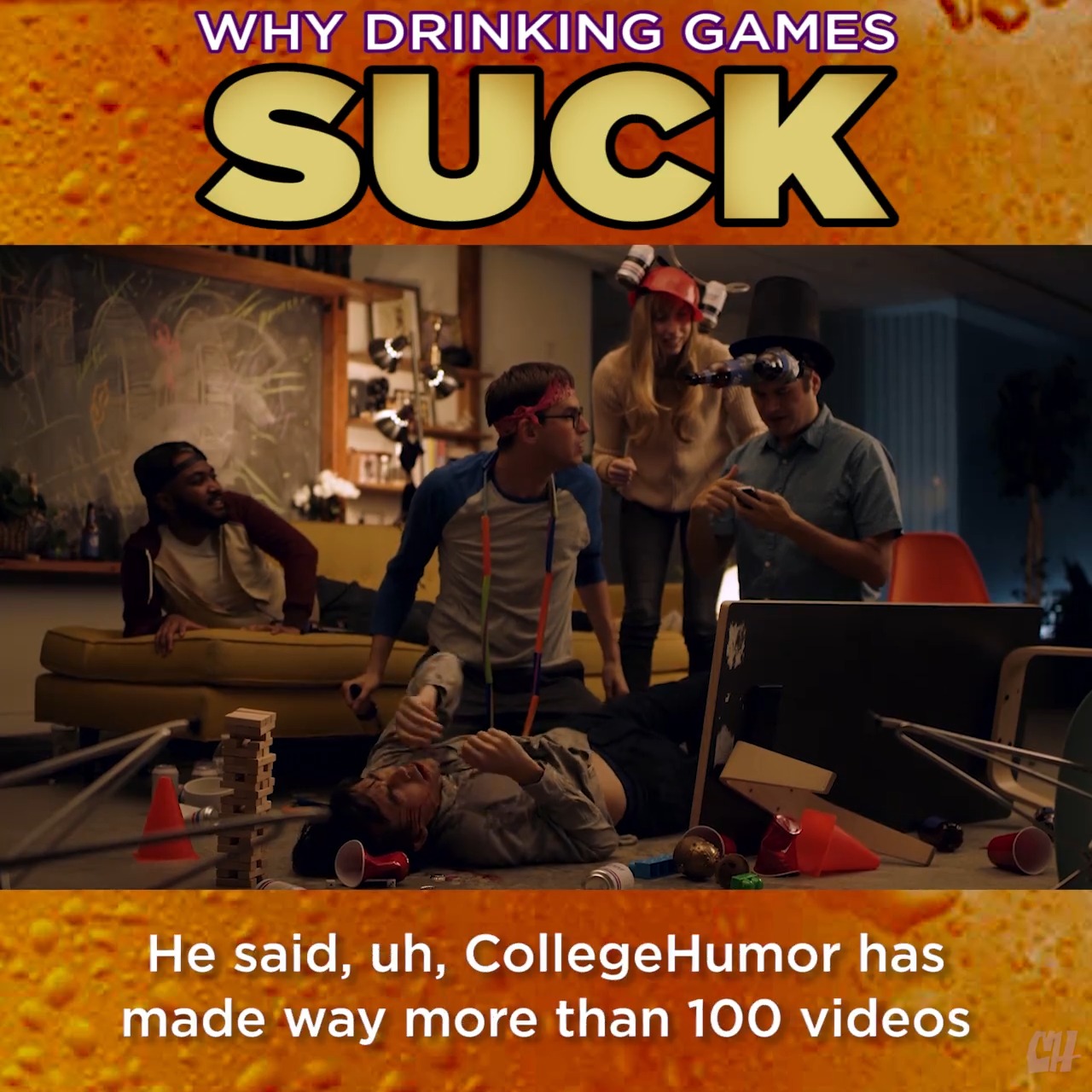 Why can't we just drink and hang out? Jeez, what are you, a close ...