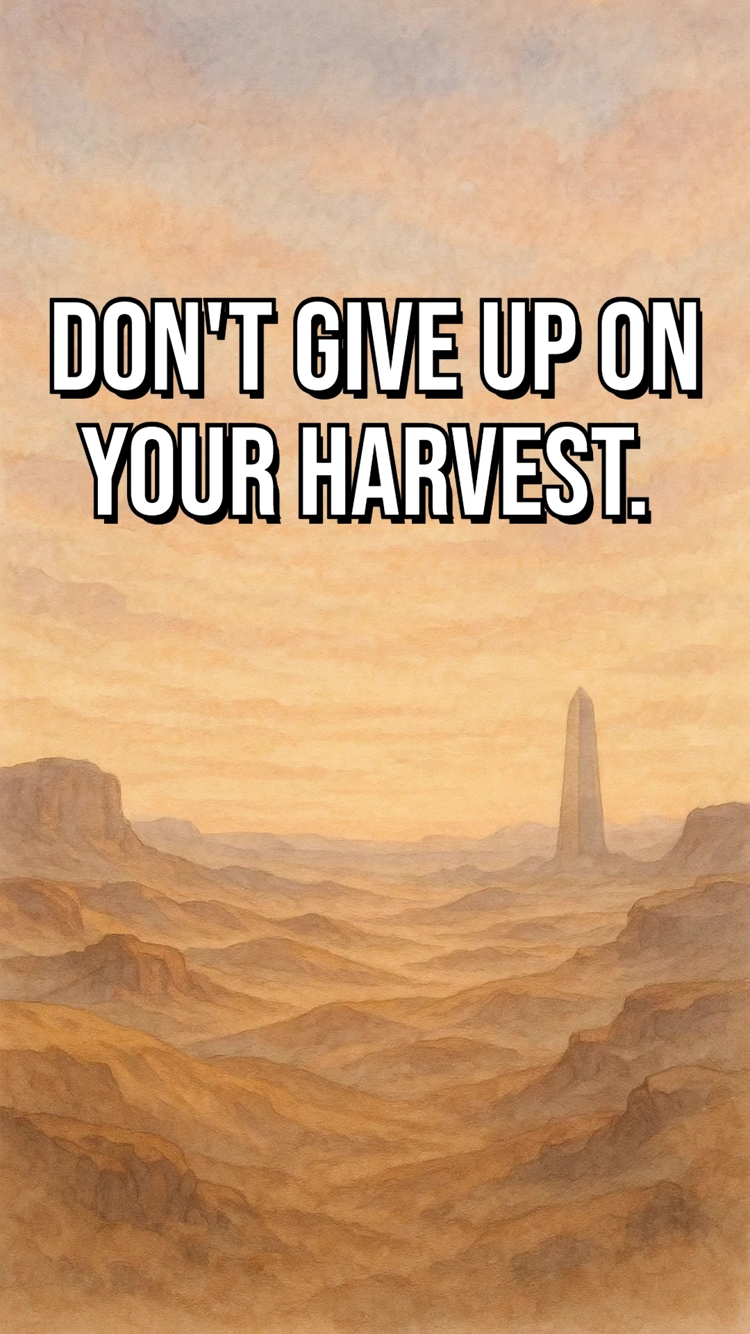 To the one who is tired of waiting: Your harvest is coming. 🌾 Don't be ...