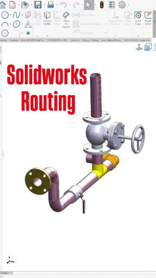 Solidworks Routing tutorial...for full video comment us 😀 # ...
