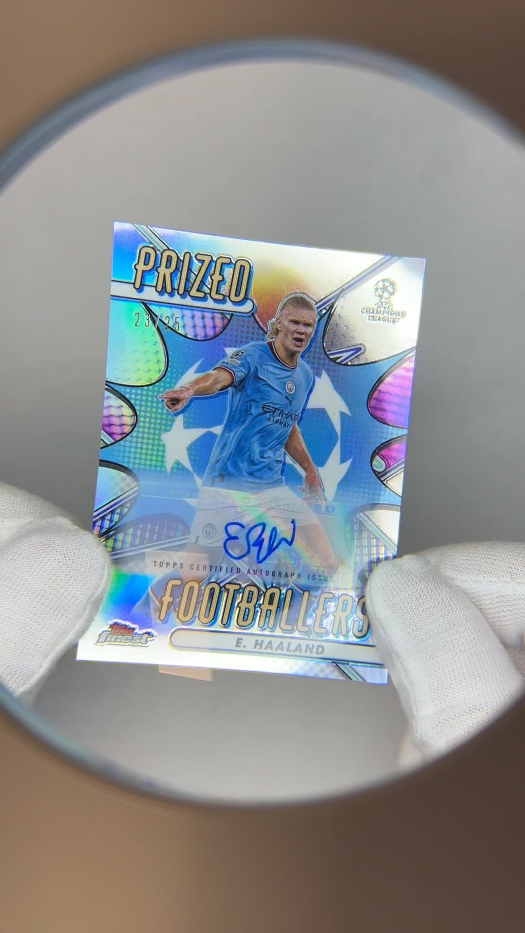 haaland limited edition card Erling (Manchester City) Premier League Adrena  The Kitroom Erling Haaland's 2019 1/1 Superfractor