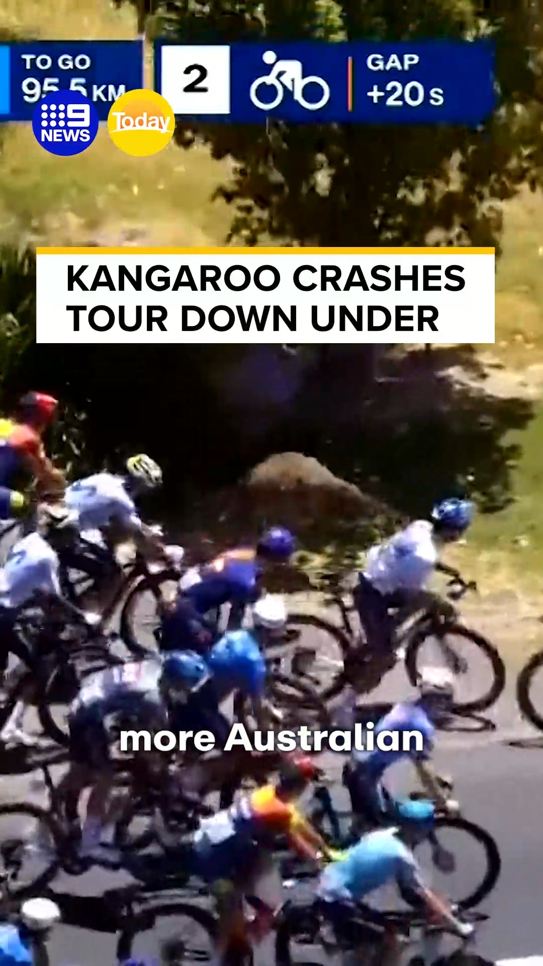 A rogue roo wasn't enough to stop Aussie Jay Vine from winning the Tour ...