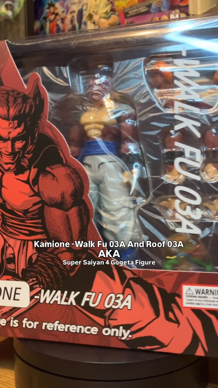 Kamione -Walk Fu 03A And Roof 03A AKA Super Saiyan 4 Gogeta Figure