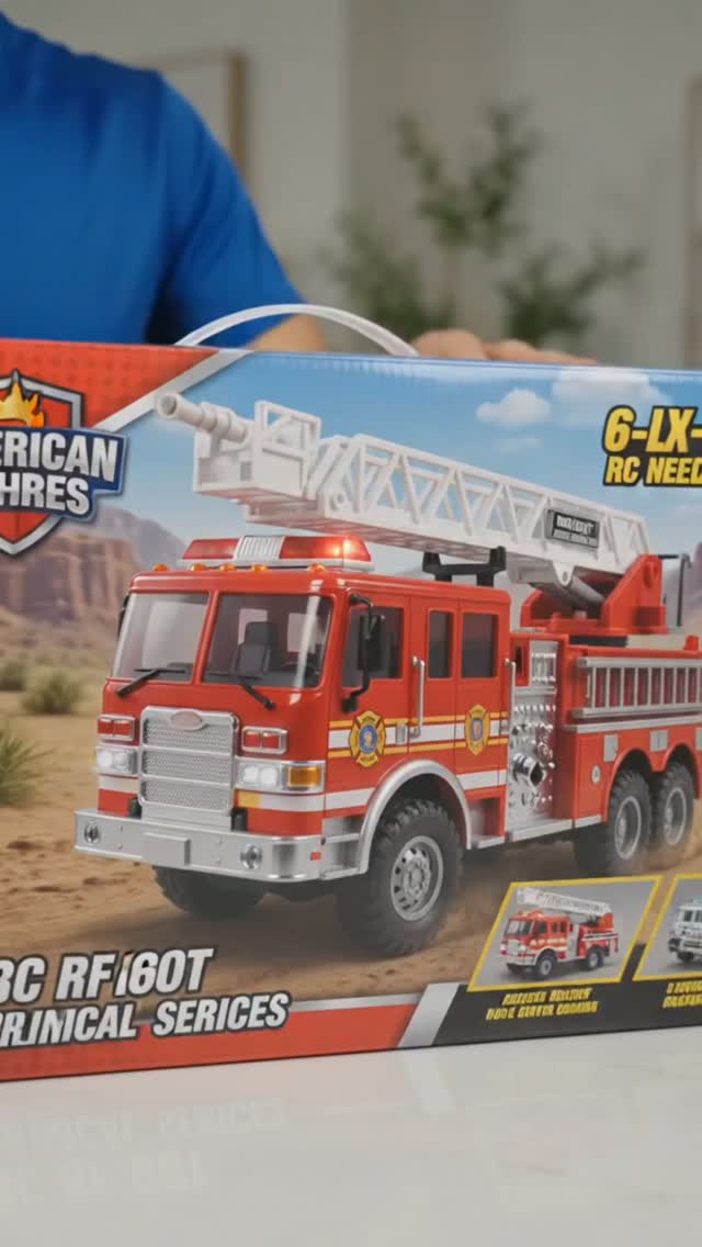 🌈RC Fire Truck 遙控消防車 7 FUNCTIONS: FORWARD/BACKWARD/ TURN