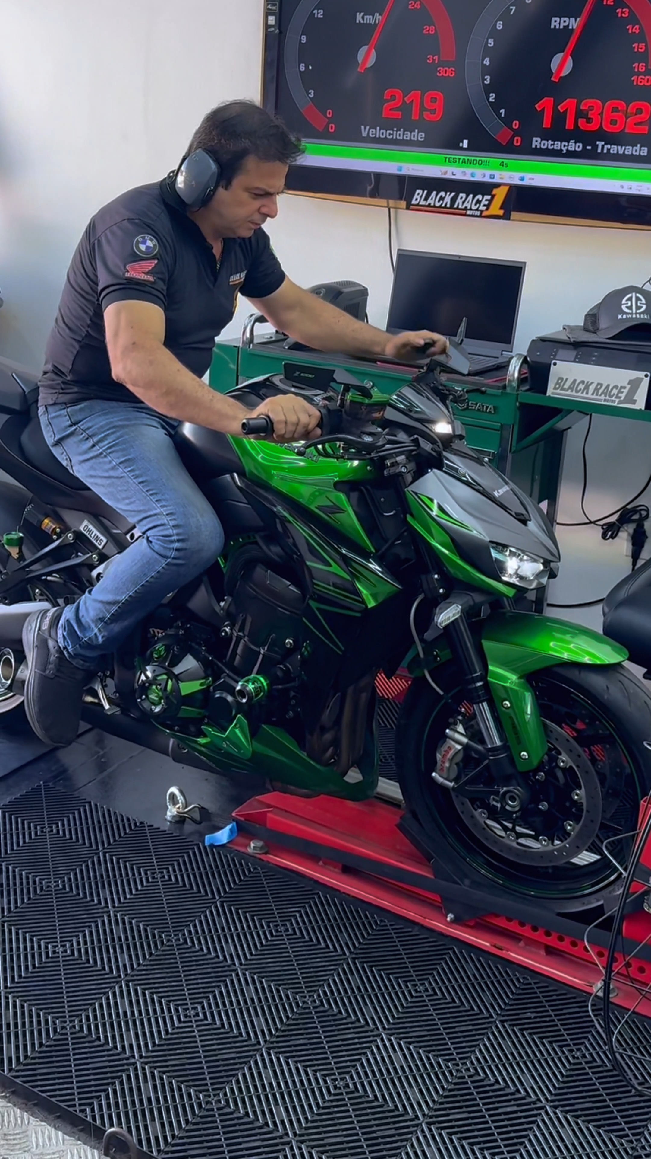 🏍️ Kawasaki Z900 Stock | Top Speed Dyno Test The Kawasaki Z900