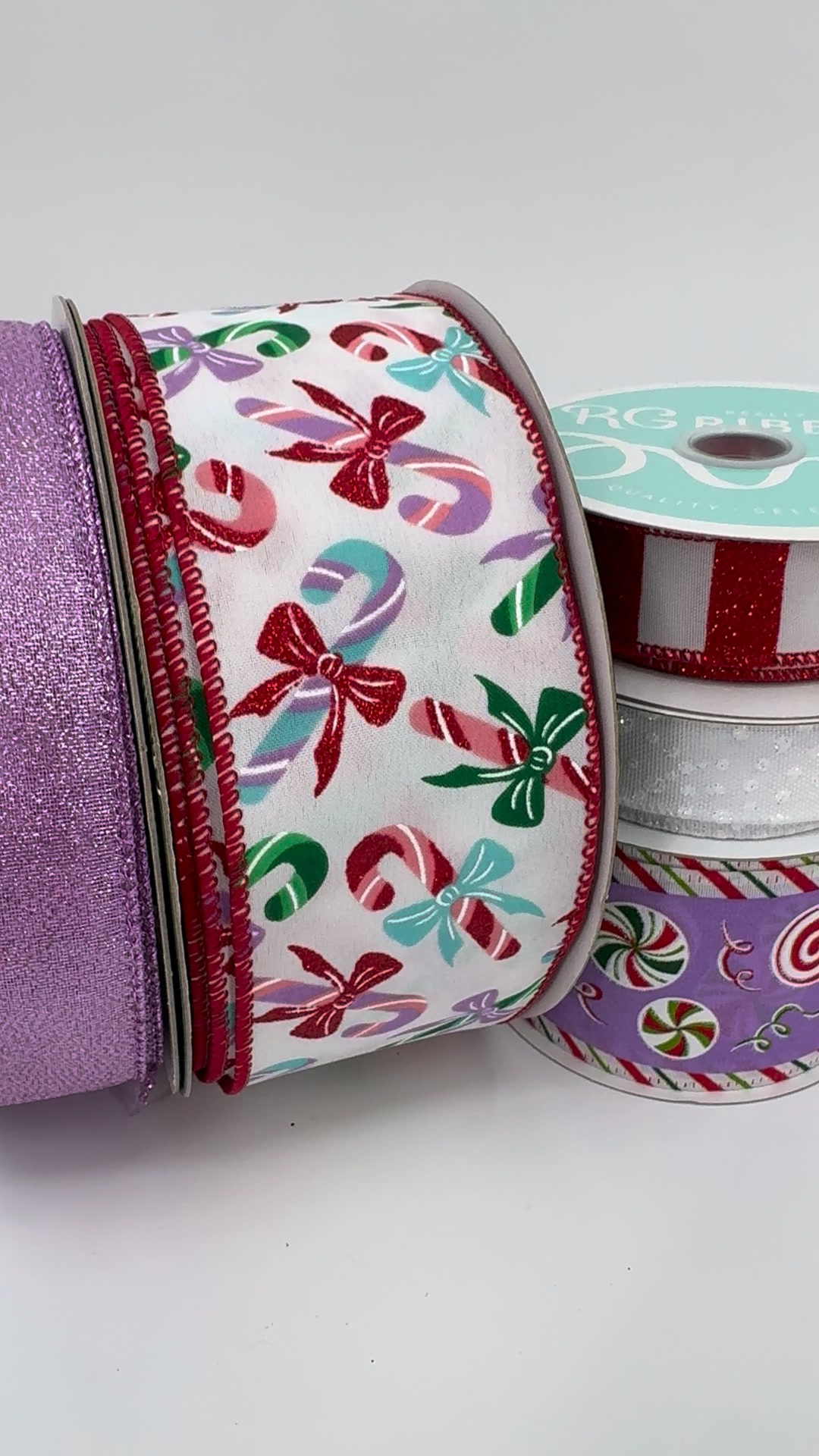 💜🍬 A fun, candy-inspired ribbon combo that brings joy to any project ...