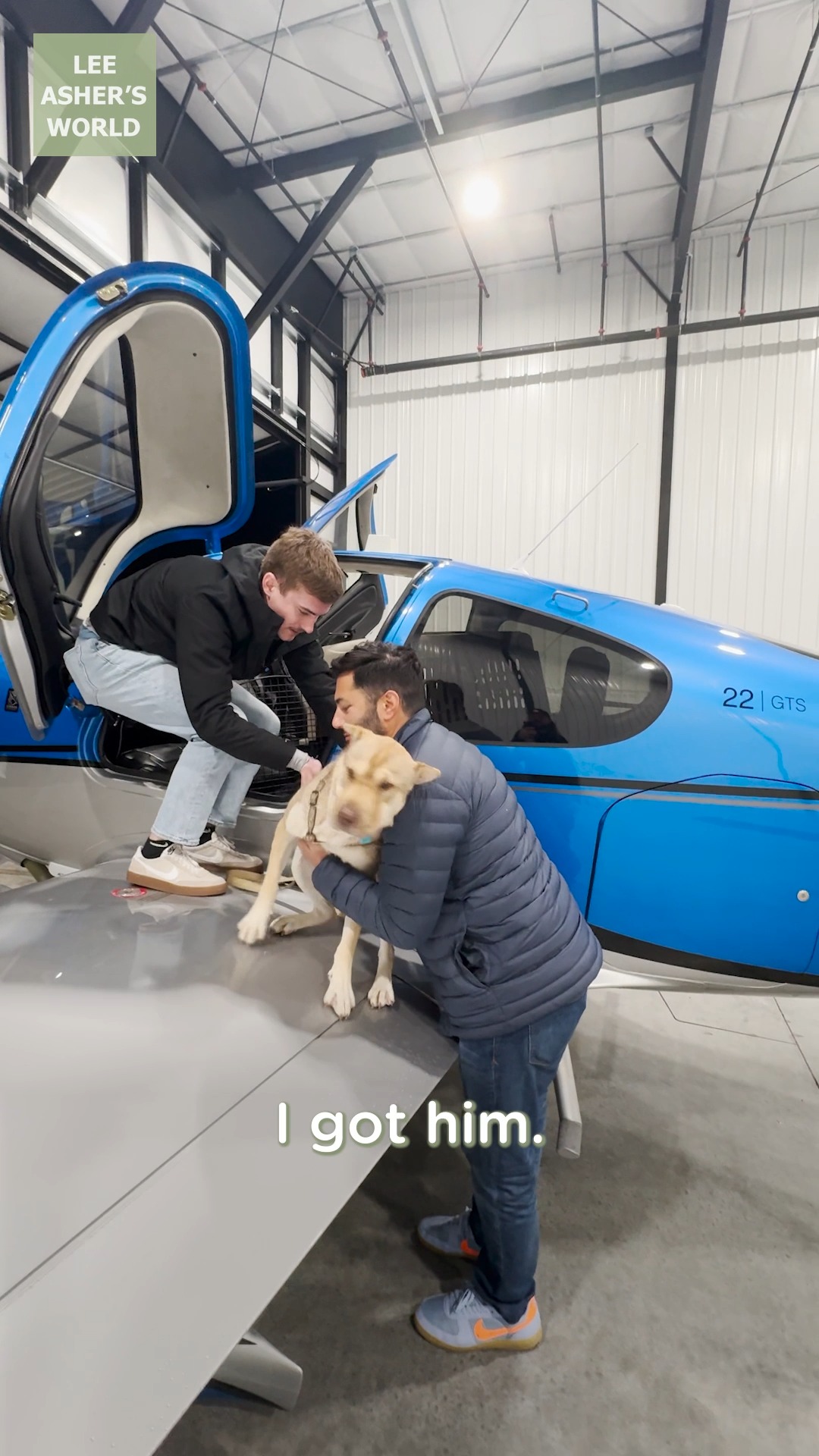 Archie had trouble getting adopted so we flew him in, mission ...