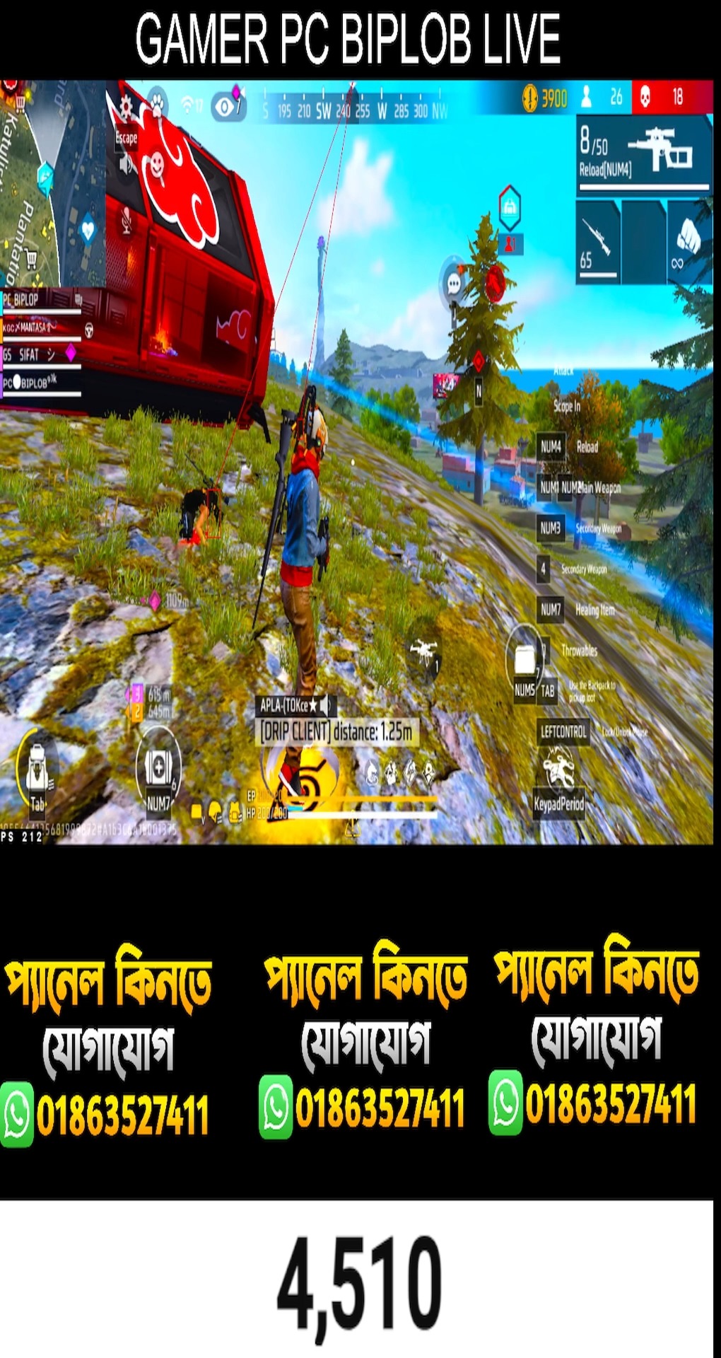 NEW PC PANEL UPDATED OB50💻 PANEL FOR FREE AIMBOT FREE FIRE 🎯 SNIPER ...