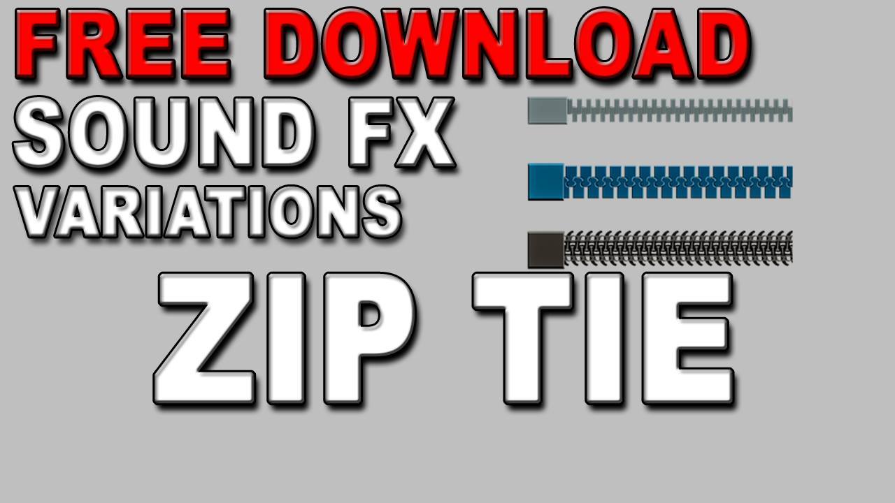 Free zip tie sound effects at https://www.fesliyanstudios.com. Various ...