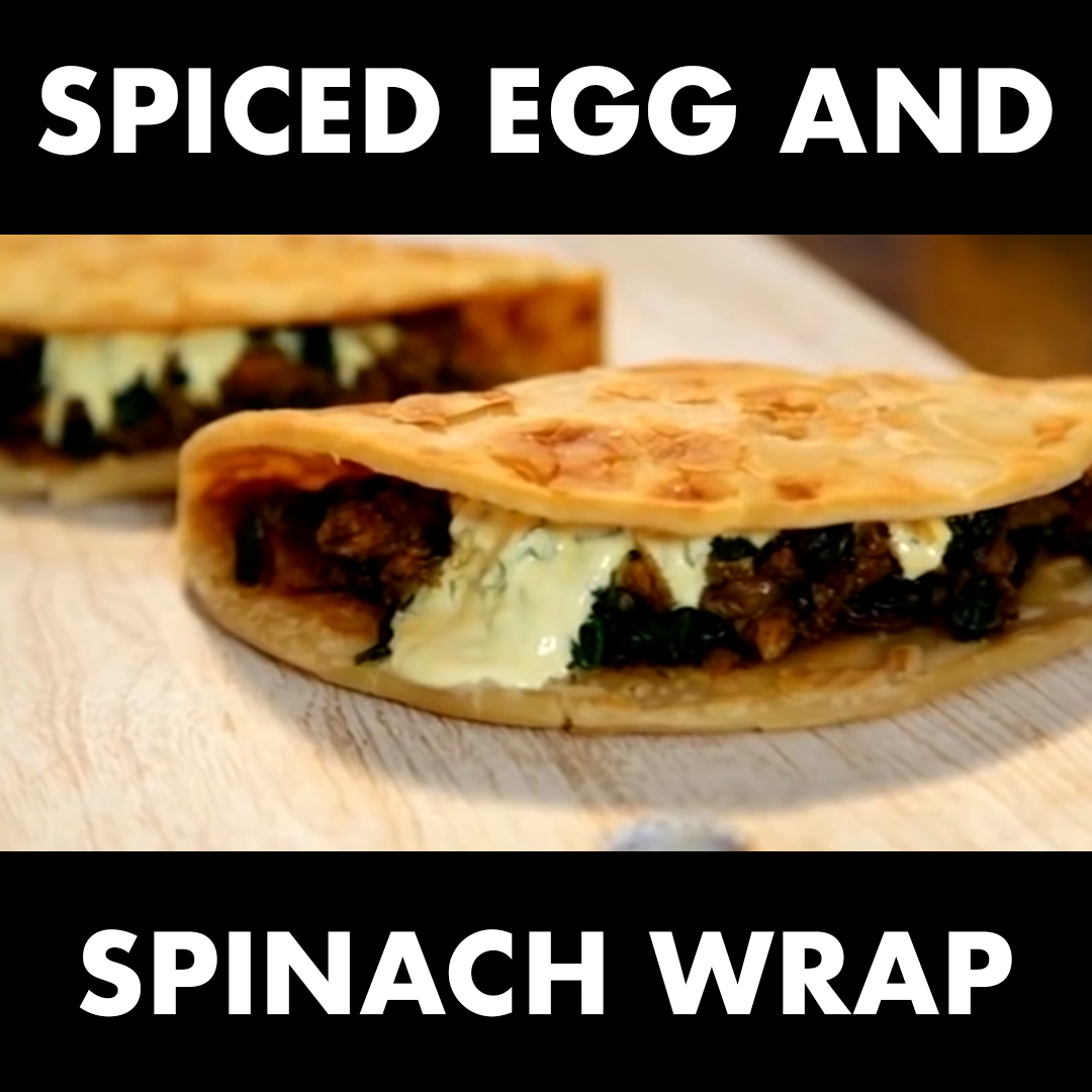 This simple egg and spinach wrap is the perfect breakfast. | Gordon ...