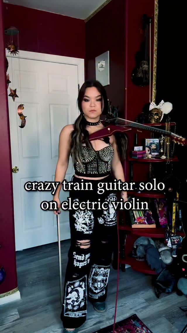 Crazy Train goes electric violin!Ozzy Osbourne Black Sabbath Song