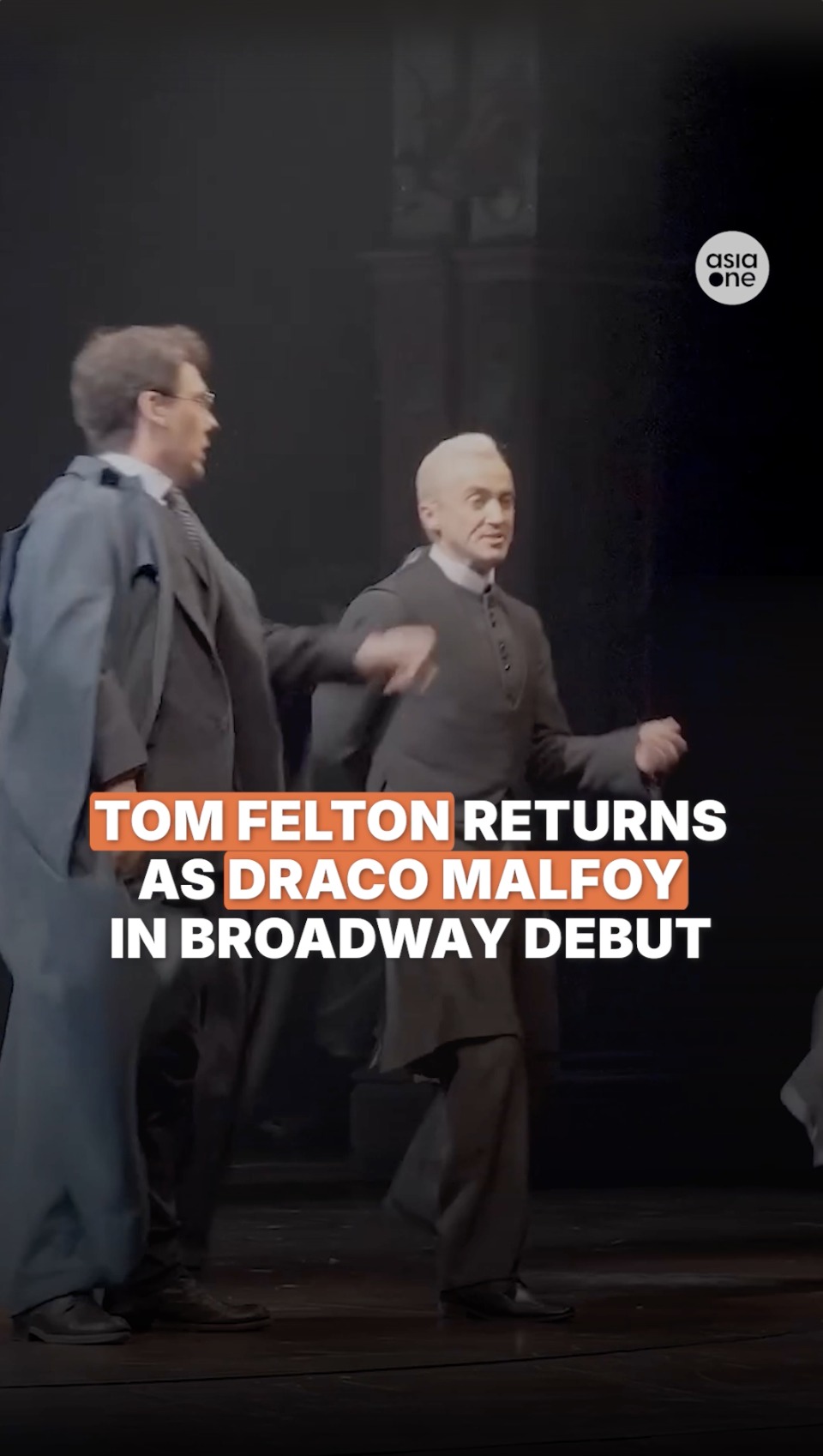 Even before he uttered any lines, Tom Felton was met with a raucous 30 ...