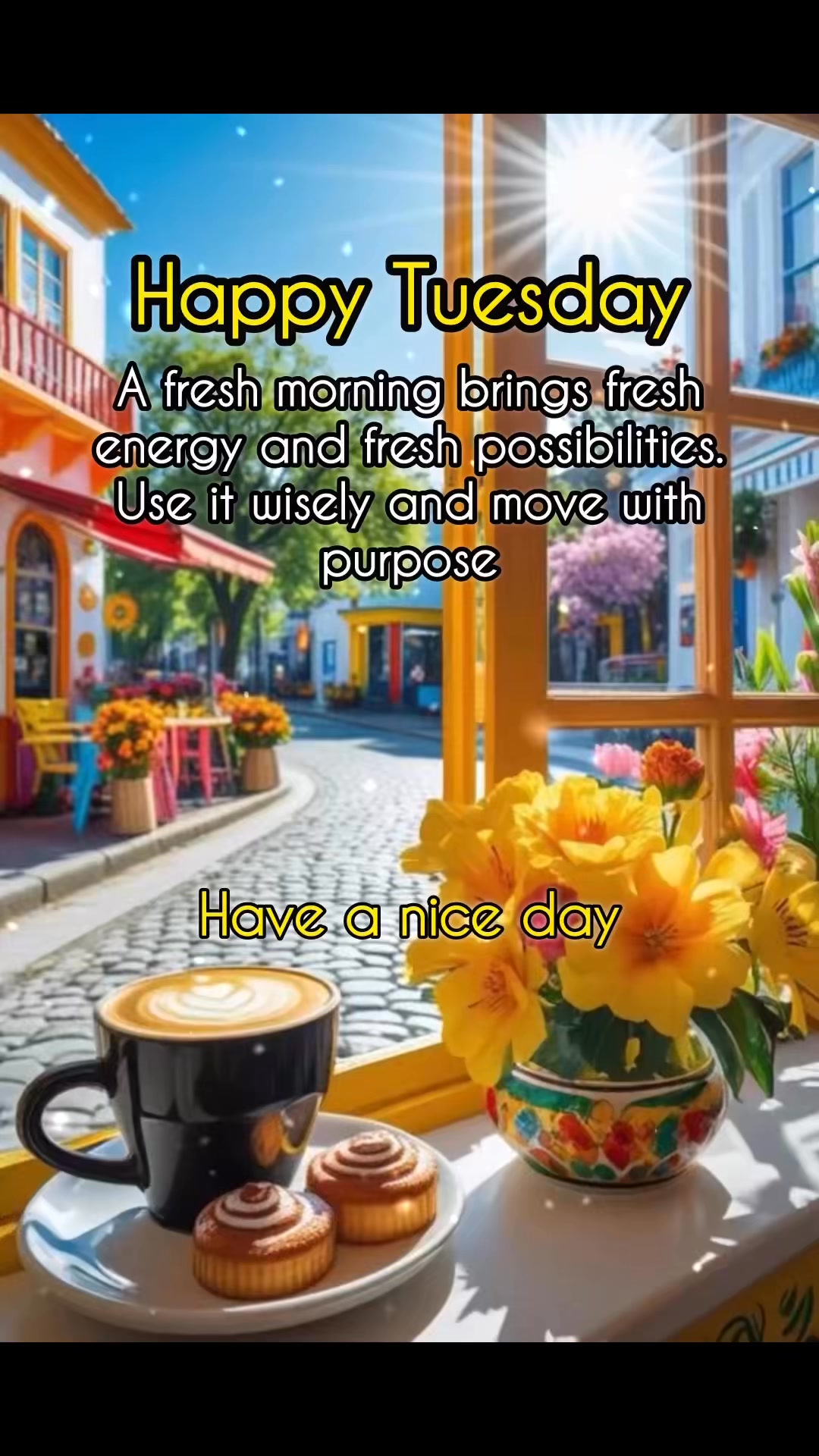 🌺 A fresh morning brings fresh energy and fresh possibilities. Use it ...