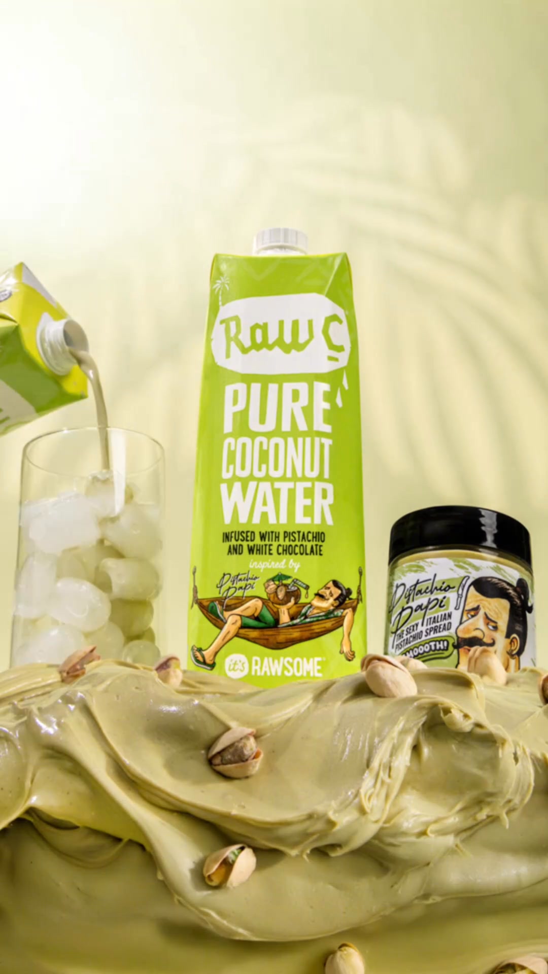 Come to Papi. Pistachio Papi. 🤌 Raw C Coconut Water Infused with ...
