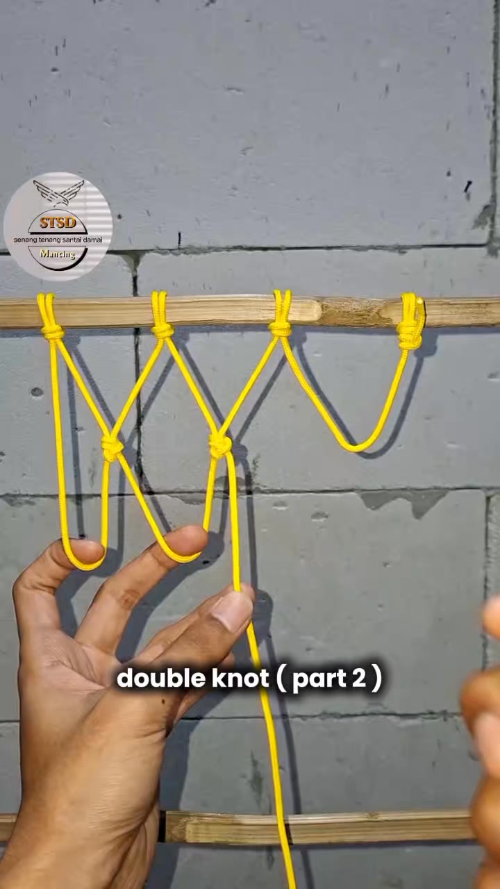 Simple net with double knot (part 2) | Stsd Mancing | Facebook