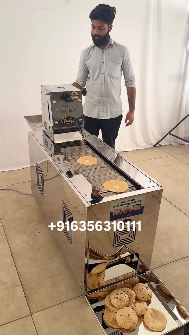 The One Roti Maker Contact 📞 6356310111 AUTOMATIC CHAPATI MAKING ...