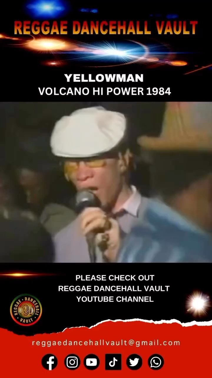 King Yellowman on Aces international 1982 #reggae #dancehall