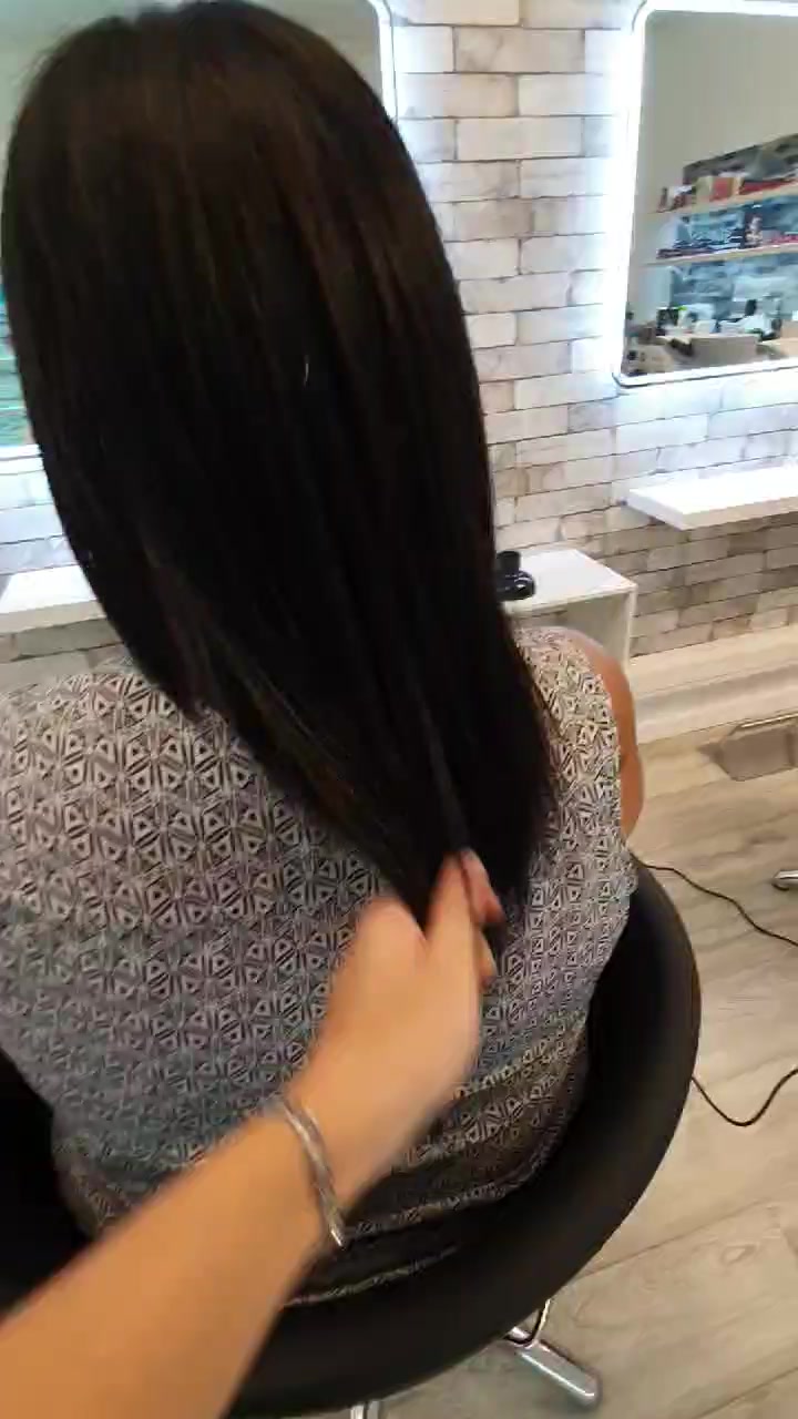 Coupe Cheveux Long Dégradé En V