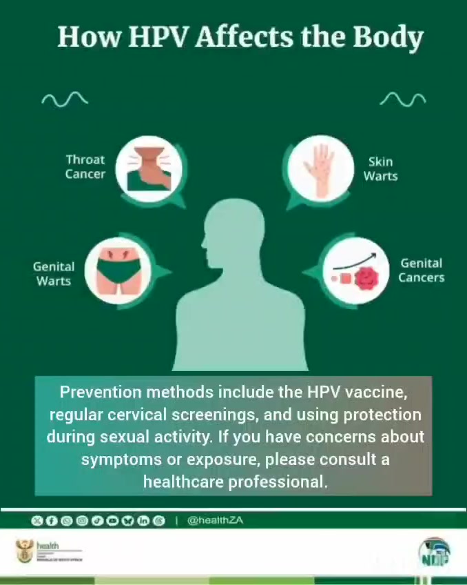 Human papillomavirus (HPV) is a group of viruses, and persistent infection with high-risk types can lead to cancer., While many HPV infections clear naturally, persistent infection may lead to 