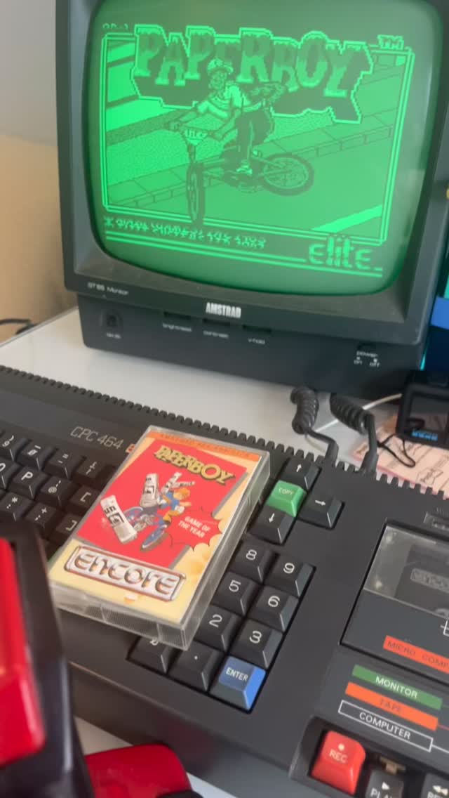 Run “Paperboy” it did actually load in the end 😂 #retrogaming