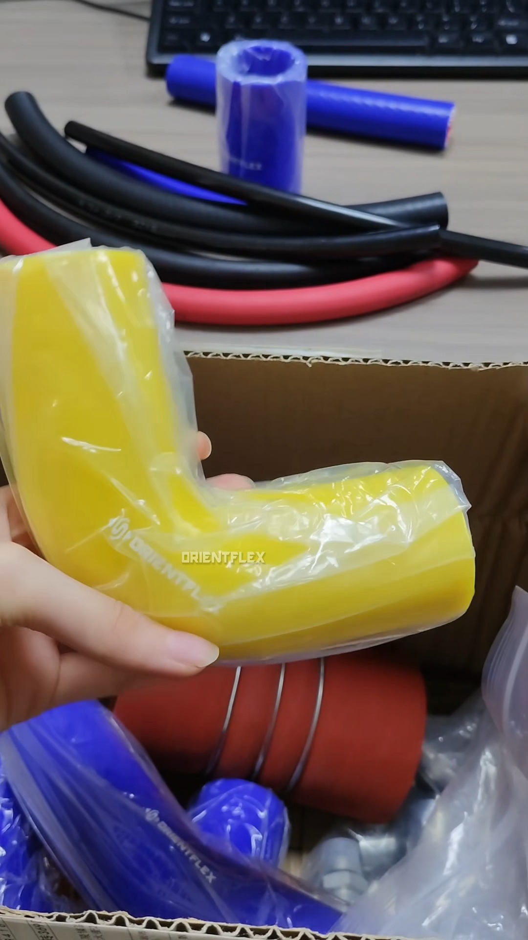 Sending samples to customers Never send random industrial hose samples ...