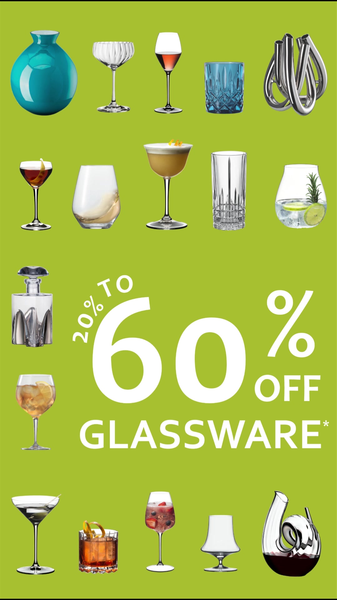 Spring Glassware Sale! Stock up on quality glassware for your spring ...