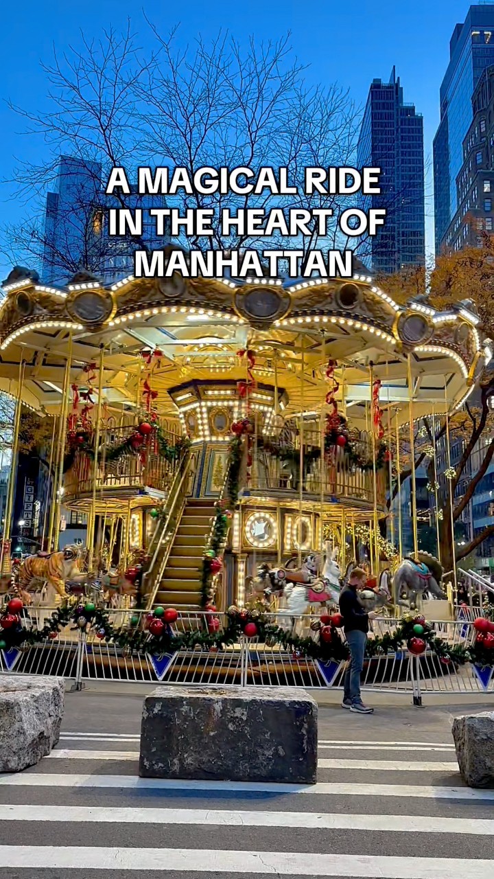 NYC’S gets its first ever double- decker carousel. A nostalgic ride ...